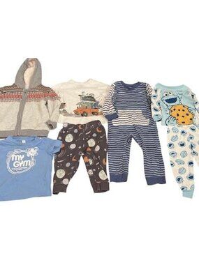 Toddler Boy Clothes Lot 18M Mayoral Jacket Sesame Street Outfit Bundle